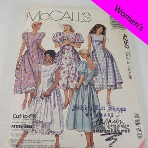 McCalls 4250 clothing pattern Dress UNCUT size 14-18